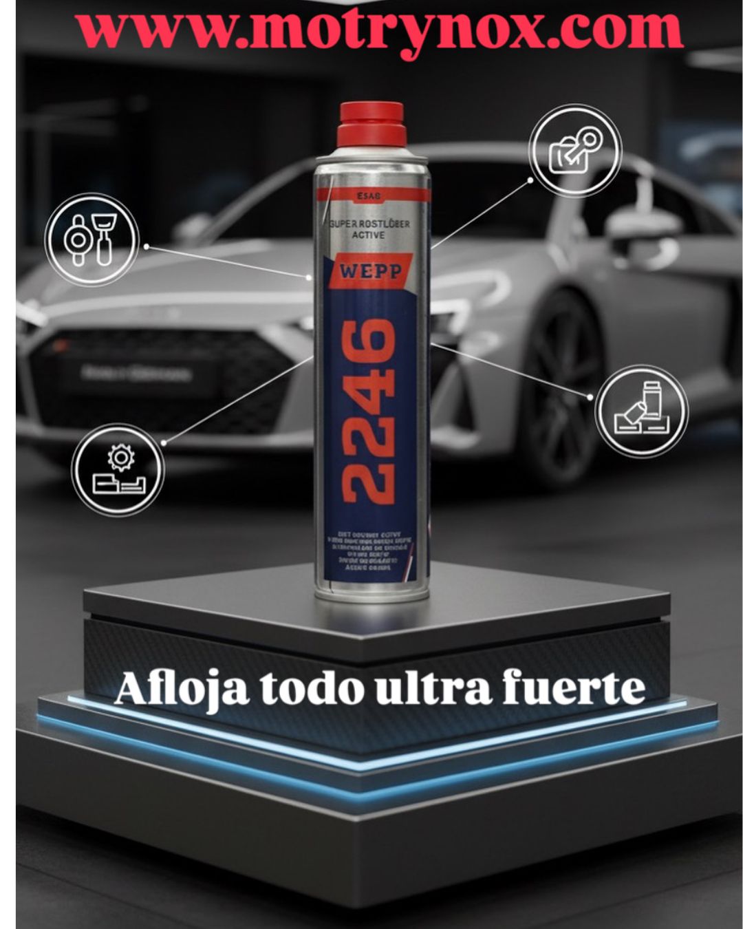 WEPP 2246 AFLOJATODO ROJO ULTRAFUERTE 400ML